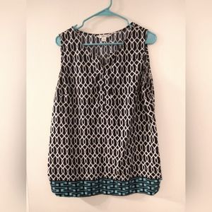 Sleeveless dress blouse